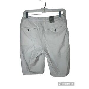BKE Standard Fit Hybrid Shorts Athletic Feel Chino Look Nimbus Cloud Color 27” N